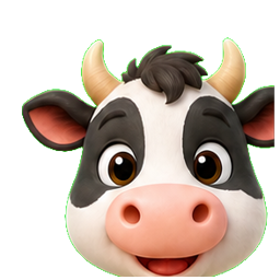 Cow farm friend